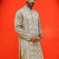 Embroidered Kurtas For Men ( KO 5223 Grey )