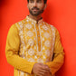 Embroidered Kurtas For Men ( KO 5223 Mustard )