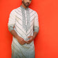 Ombre Printed & Embroidered Kurtas ( KO 5224 Grey )