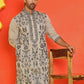 Embroidered & Sequins Kurtas For Men ( KO 5226 Beige )