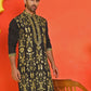 Embroidered & Sequins Kurtas For Men ( KO 5226 Black )