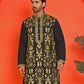 Embroidered & Sequins Kurtas For Men ( KO 5226 Black )