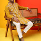 Embroidered & Sequins Kurtas For Men ( KO 5226 Mustard )