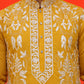Embroidered & Sequins Kurtas For Men ( KO 5226 Mustard )