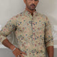 Embroidered Kurta For Men ( KO 5227 Pista ) [FF] [E-3-4]