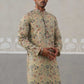 Embroidered Kurta For Men ( KO 5227 Pista ) [FF] [E-3-4]
