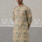 Embroidered Kurta For Men ( KO 5227 Pista ) [FF] [E-3-4]