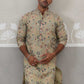 Embroidered Kurta For Men ( KO 5227 Pista ) [FF] [E-3-4]