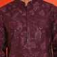 Embroidered Kurtas For Men ( KO 5228 Purple )
