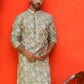 Men's Embroidered Kurtas ( KO 5229 Pista )