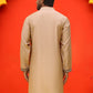 Embroidered & Sequins Kurtas For Men ( KO 5230 Beige )