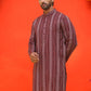 Self Design Straight Kurta For Men ( KO 5232 Maroon )