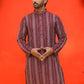 Self Design Straight Kurta For Men ( KO 5232 Maroon )