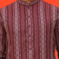 Self Design Straight Kurta For Men ( KO 5232 Maroon )