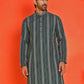 Self Design Straight Kurta For Men ( KO 5232 Olive )