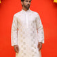 Embroidered & Sequins Kurtas ( KO 5233 White )