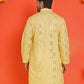 Embroidered & Sequins Kurtas ( KO 5233 Yellow )