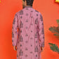 Embroidered Silk Blend Kurtas ( KO 5234 Magenta )