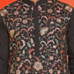 Floral Embroidered Straight Kurtas ( KO 5235 Black )