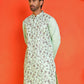 Floral Embroidered Straight Kurtas ( KO 5236 Sky )