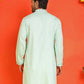 Floral Embroidered Straight Kurtas ( KO 5236 Sky )