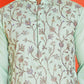 Floral Embroidered Straight Kurtas ( KO 5236 Sky )