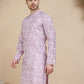 Floral Printed Kurtas for Men ( KO 5237 Magenta )