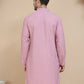 Embroidered Cotton Kurtas for Men ( KO 5244 Magenta )