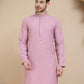 Embroidered Cotton Kurtas for Men ( KO 5244 Magenta )