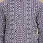 Geometric Print Silk Blend Straight Kurtas for Men ( KO 5250 Purple )