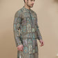 Embroidered Kurtas for Men ( KO 5254 Blue )