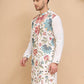 White Embroidered Kurta with Sequins & Zari Work ( KO 5255 White )