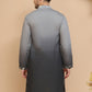 Woven Design Short Kurta for Men ( KO 5257 Grey )