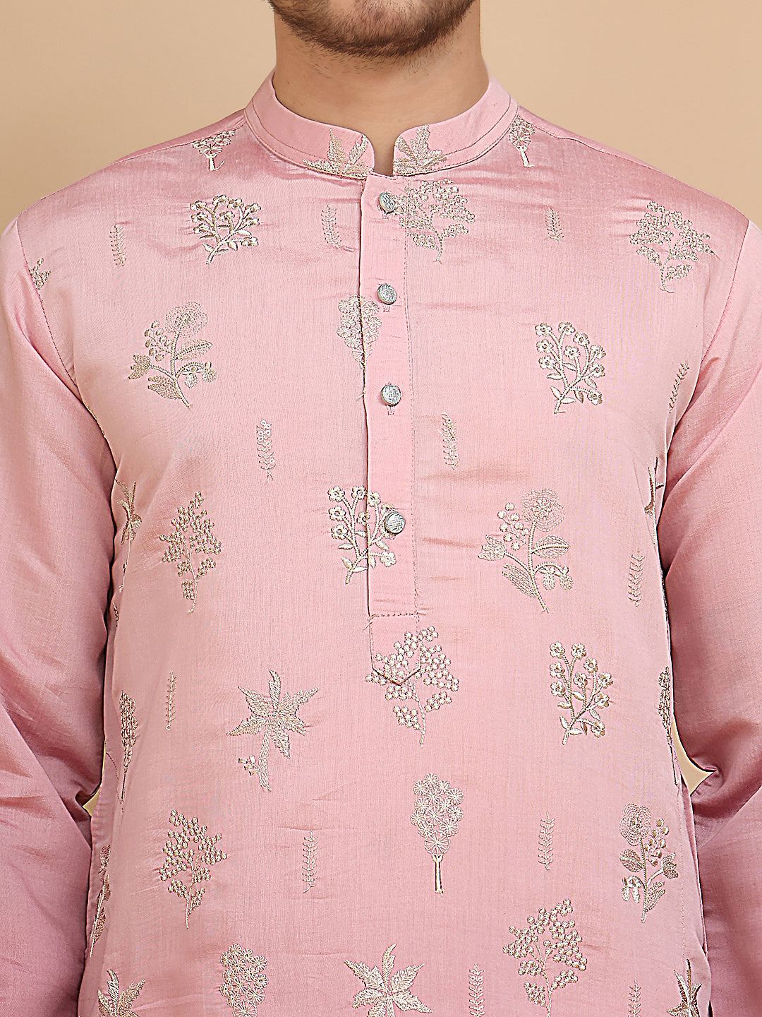 Ombre & Embroidered Kurtas ( KO 5257 Pink )