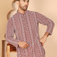Embroidered Cotton Kurtas ( KO 5264 Maroon ) [FF] [O-10]