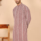 Embroidered Cotton Kurtas ( KO 5264 Maroon ) [FF] [O-10]