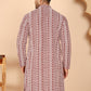 Embroidered Cotton Kurtas ( KO 5264 Maroon ) [FF] [O-10]