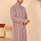 Embroidered Cotton Kurtas ( KO 5264 Maroon ) [FF] [O-10]