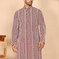 Embroidered Cotton Kurtas ( KO 5264 Maroon ) [FF] [O-10]
