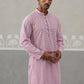Embroidered Cotton Kurta (KO 5264 Pink ) [FF] [O-10]