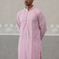 Embroidered Cotton Kurta (KO 5264 Pink ) [FF] [O-10]