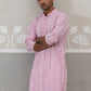 Embroidered Cotton Kurta (KO 5264 Pink ) [FF] [O-10]