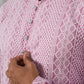 Embroidered Cotton Kurta (KO 5264 Pink ) [FF] [O-10]