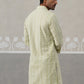 Embroidered Cotton Kurta ( KO 5264 Pista ) [FF] [O-10]