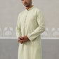 Embroidered Cotton Kurta ( KO 5264 Pista ) [FF] [O-10]