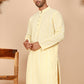 Embroidered Cotton Kurtas (KO 5264 Yellow ) [FF] [O-10]