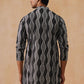 Silk Blend Kurtas with Mirror Work Embroidery ( KO 5265 Black )