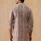 Silk Blend Kurtas with Mirror Work Embroidery ( KO 5265 Brown ) [FF] [I-1-4]