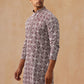 Classic Geometric Embroidered Kurtas ( KO 5279 Wine )