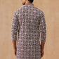 Classic Geometric Embroidered Kurtas ( KO 5279 Wine )